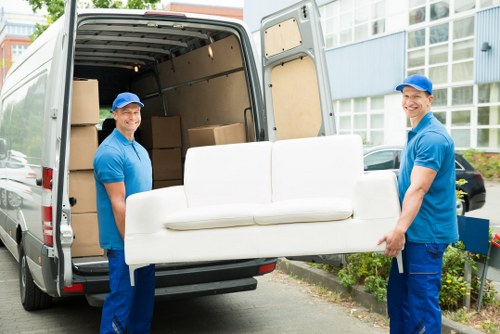 Removal team planning a house move in Isle of Dogs