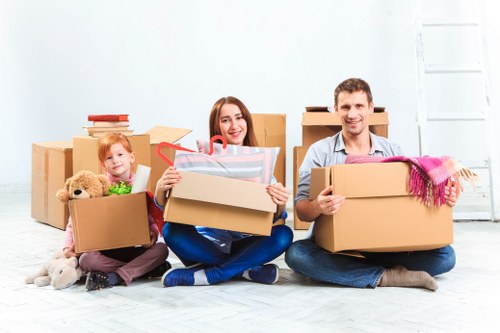 Man With Van Isle of Dogs service helping with a local apartment move