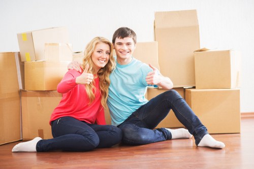 Van move for residential relocation near Canary Wharf and Isle of Dogs