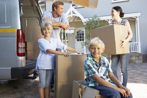 Prepared moving day essentials for a home removal in the Isle of Dogs