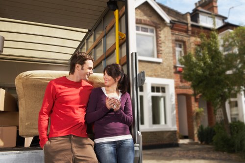 Customer booking a man and van service with item checklist