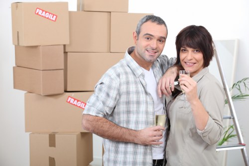 Local van transport for office and residential removals in East London