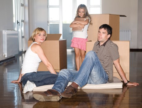 Local office moving service handling desks and boxes